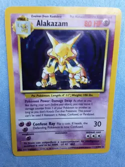 Pokemon Alakazam Holo Mint Base Set 1/102 Vintage 1999 Wotc - Image 5