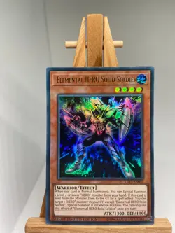 Elemental HERO Solid Soldier - Ultra Rare Limited Ed. CT15-EN003 - NM - YuGiOh - Image 1