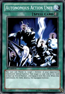 Autonomous Action Unit - 1st Edition BP01-EN073 - LP - YuGiOh - Image 1