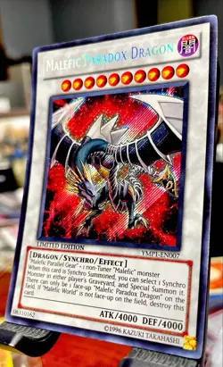 Yu-Gi-Oh Malefic Paradox Dragon 3D Bonds Beyond Time Movie Pack YMP1-EN007 NM 🔥 - Image 3