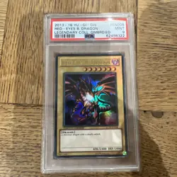 YuGiOh! RED-EYES B. DRAGON #LC01-EN006🔥PSA 9 MT🔥LIMITED ED-2013/18 ULTRA RARE - Image 1