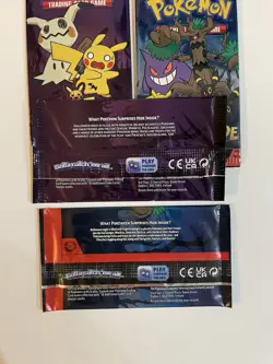 4 Packs of Pokemon SEALED "Trick or Trade" TCG Booster-3 Cards Per Pack2023/2024 - Image 2
