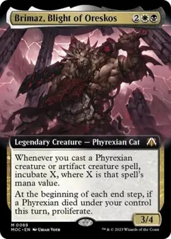 Brimaz, Blight of Oreskos (Extended Art) -Foil Light Play MTG - Image 1