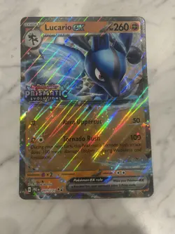 Prismatic Evolutions Stamped Collection Lucario & Tyranitar Promos + Jumbo Card - Image 3