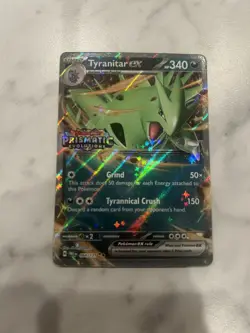 Prismatic Evolutions Stamped Collection Lucario & Tyranitar Promos + Jumbo Card - Image 4
