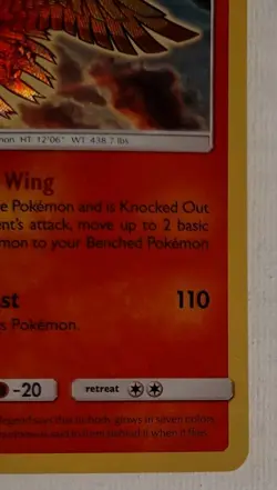 "Shining Ho-Oh" Pokemon PTG Card SM70/Sun & Moon Promo Shining Legends - Image 5