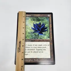 Magic The Gathering MTG Black Lotus Oversized 6" X 9" Promo Card 1996 - Image 3