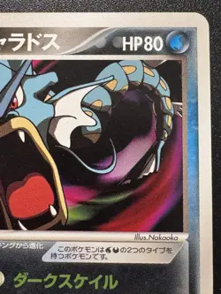 Japanese 1st Ed. Dark Gyarados 004/020 Silver Deck Kit Pokemon Card Rare NM - Image 4