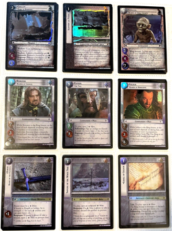 Lord of the Rings LOTR TCG Reflections Complete full set (all 52 foil cards) R+ - Image 4