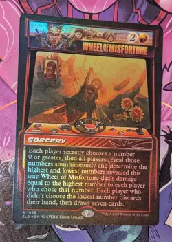 MTG *FOIL* Secret Lair WHEEL OF MISFORTUNE NM - Image 1