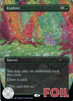 MTG Explore (Confetti Foil) (2327) | NM Foil | Secret Lair Furby {SLD} - Image 1