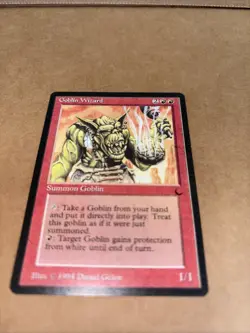 MTG Goblin Wizard The Dark English Rare. "Hot" - Image 1