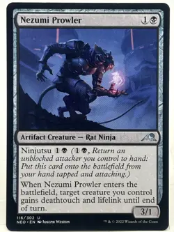 Nezumi Prowler NM/M* Kamigawa Neon Dynasty 116/302 mtg -UnltdCards - Image 1
