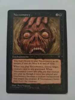 Necromancy HP MTG Magic the Gathering Visions - Image 1