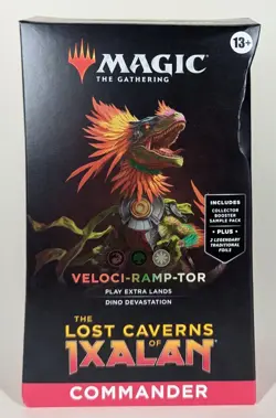 MTG Lost Caverns of Ixalan - Veloci-Ramp-Tor Commander Deck | Precon | Magic - Image 1