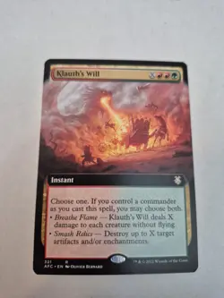 Klauth's Will (Extended Art) Commander: Adventures in the Forgotten Realms... - Image 1