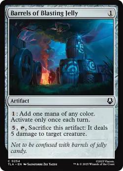 4 x Barrels of Blasting Jelly - Foil - Avatar: The Last Airbender - NM-Mint - MT - Image 1