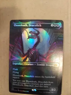 Ebondeath, Dracolich (Borderless) Adventures in the Forgotten Realms Foil - Image 1