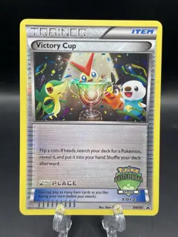 Pokemon VICTORY CUP BW30 Battle Road Spring 2012 2nd Place PROMO Card - LP - Image 1