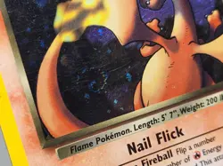 Pokemon Dark Charizard Holo Rare #4/82 Team Rocket HP Swirl sc - Image 2