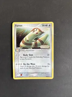 Pokemon TCG Furret EX Legend Maker 33/92 Reverse Holo Uncommon 2006 - LP+ - Image 1