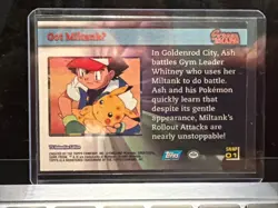 Got MiltankU SNAP 01 - SCREEN SNAPS! - Pokemon Topps 2001 - Silver Foil - Image 2
