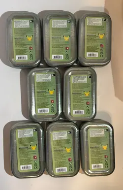 Pokemon TCG: Celebrations Mini Tins (Set of 8 - Region Varies) - New & Sealed - Image 2