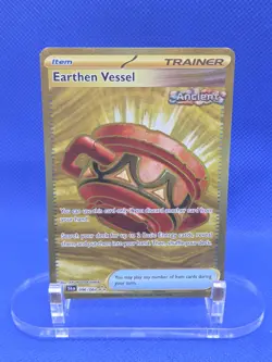 Pokemon S&V Shrouded Fable Earthen Vessel 096/064 Gold Hyper Rare NM - Image 1