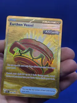 Pokemon S&V Shrouded Fable Earthen Vessel 096/064 Gold Hyper Rare NM - Image 2