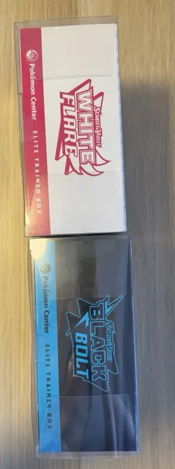 Pokemon TCG Black Bolt & White Flare Pokemon Center ETB New And Sealed + cases - Image 3