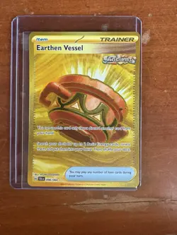 Pokemon TCG Earthen Vessel 096/064 Shrouded Fable 2024 Gold Hyper Rare - Image 1