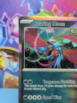 Pokemon TCG Temporal Forces Roaring Moon - 109/162 - Holo Rare - NM/M NP - Image 2