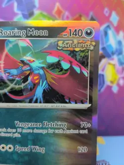 Pokemon TCG Temporal Forces Roaring Moon - 109/162 - Holo Rare - NM/M NP - Image 3