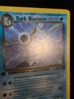 Dark Blastoise 20/82 Non Holo 1st Edition Team Rocket Pokemon - Image 2