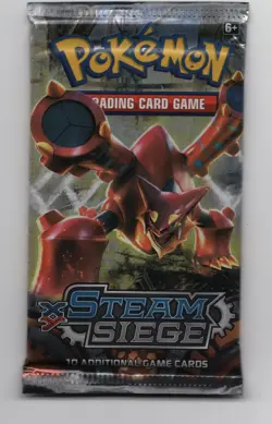 (900559) POKEMON XY STEAM SIEGE Authentic Factory Sealed ENGLISH BOOSTER PACK - Image 1