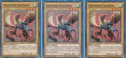 Yu-Gi-Oh! 3x Gryphon Fantome CROS-FR001 MP16 1ere Edition 3x Phantom CROS-EN001 - Image 1