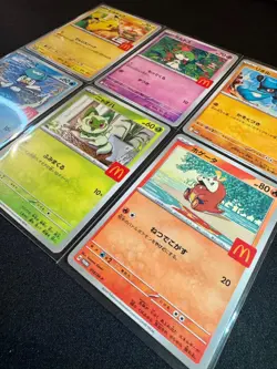Pikachu 020/M-P McDonald's Promo 2025 Complete Set Japanese Pokemon Card 6 set - Image 2
