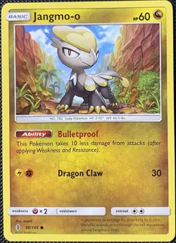 Jangmo-o 98/145 Sm-Guardians Rising Regular - Pokemon Card - Image 1