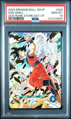 PSA 10 Son Goku SDVP-020 2025 Dragon Ball Divers Card Japanese - Image 1