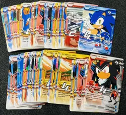 Sonic the Hedgehog Sonic X Card Game Complete 110 Cards + Rule Book Shadow - Image 3