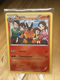 Pokemon Pignite TCG Legendary Treasures 26/113 Regular Uncommon Card - Image 1