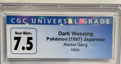 Pokemon TCG Lot 3 Graded Cards Dark Weezing -Japanese 7.5 Venasaur 9 Arven 9.5 - Image 4