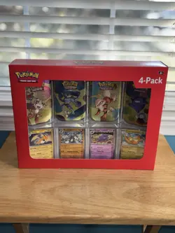 Pokemon 4 Mini Tins + 4 Promo Cards 2025 Sam’s Club Bundle - Image 1