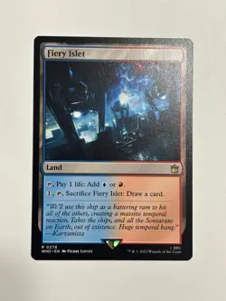 Fiery Islet Universes Beyond: Doctor Who Magic the Gathering MTG - Image 1