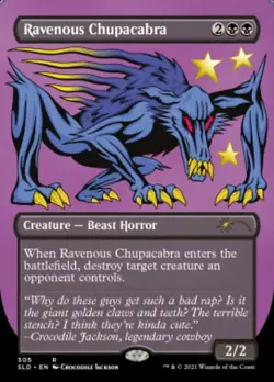 Ravenous Chupacabra (305) - Borderless x1 - Secret Lair Drop Series - NM-Mint, E - Image 1