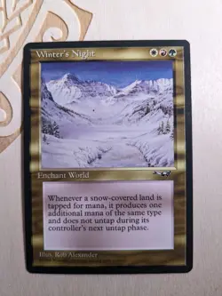 MTG - Winter's Night - Alliances - Rare - Enchantment - Excellent / Near Mint - Image 1