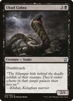 1x Ukud Cobra - NM English MTG - Dragons of Tarkir - Image 1