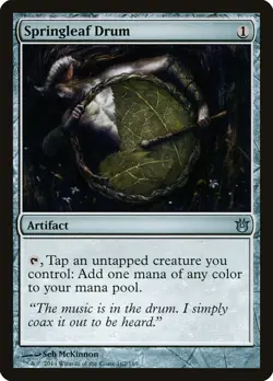 Springleaf Drum - MTG Born of the Gods - NM Uncommon Artifact - Image 1