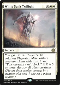 MTG White Sun's Twilight Normal NM Phyrexia: All Will Be One Magic 38 - Image 1