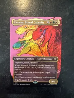 Zacama, Primal Calamity (Borderless) Commander Masters Regular - Image 1